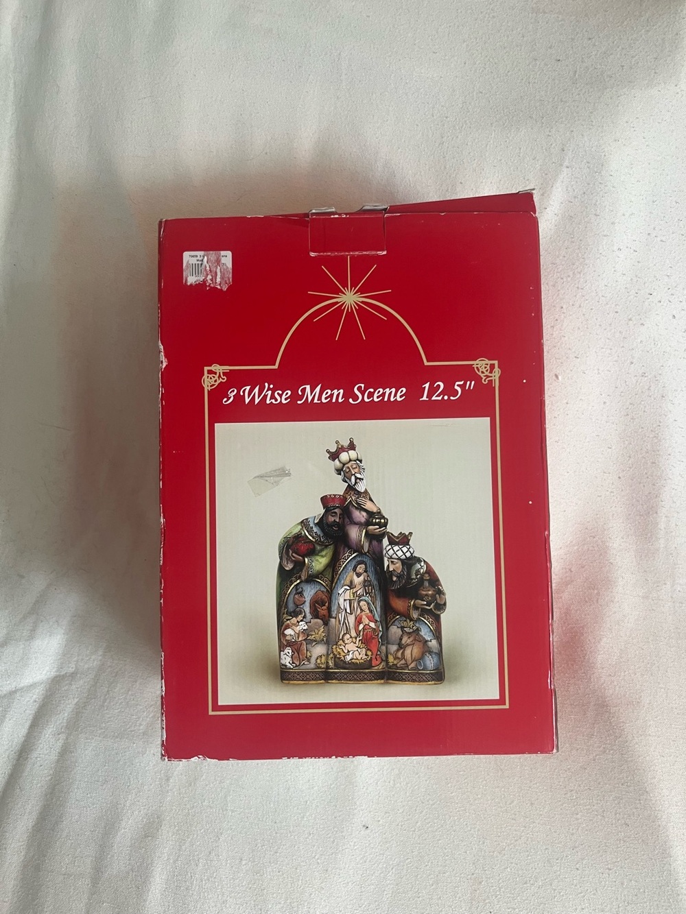 Vintage Three Wise Men Nativity Scene Jesus Mary Christmas